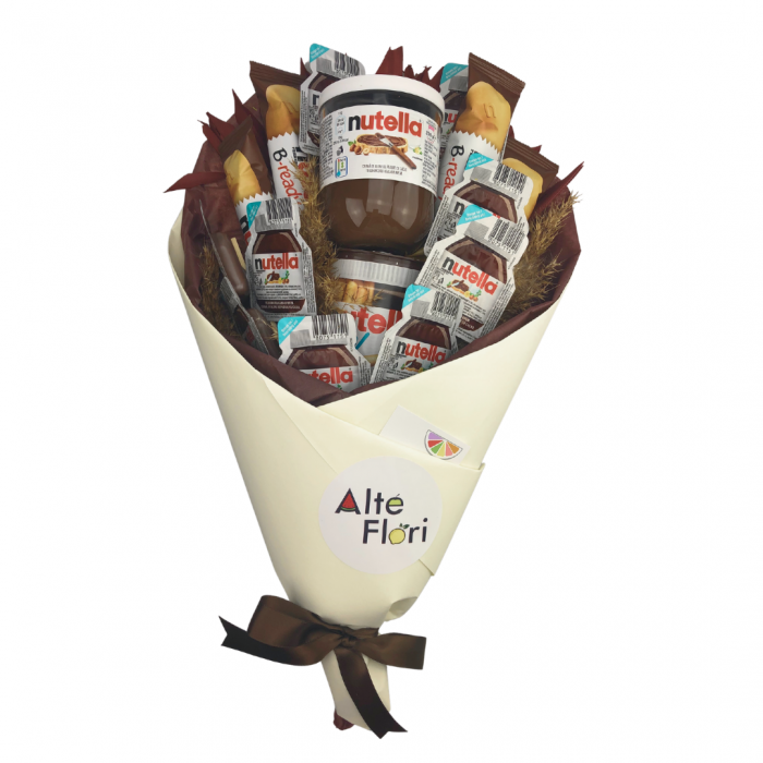 buchet cu borcane de nutella